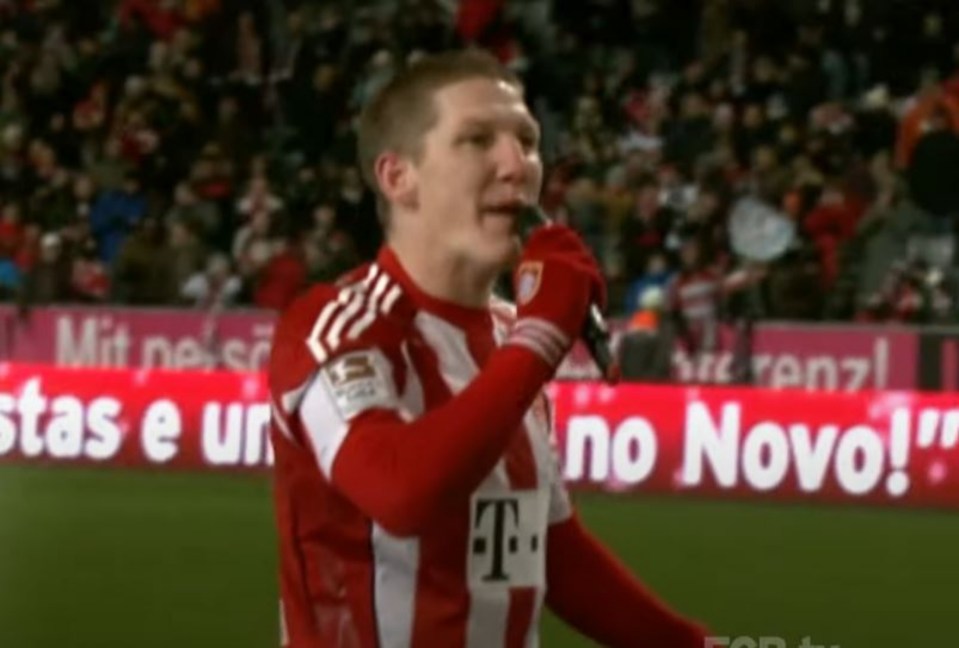 Fans thought Schweinsteiger was headed out the exit door in January 2011
