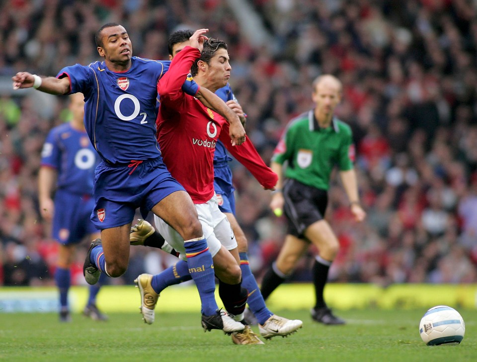 Cole and Ronaldo competed against other on 14 occasions in all competitions