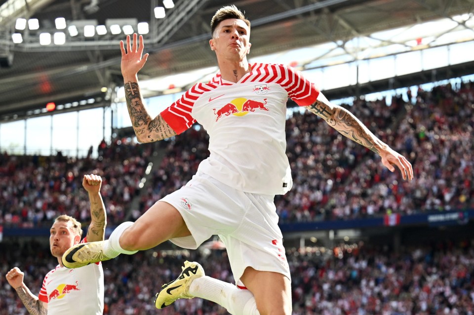Sesko seems destined to depart Leipzig this summer having banged in 17 goals this term