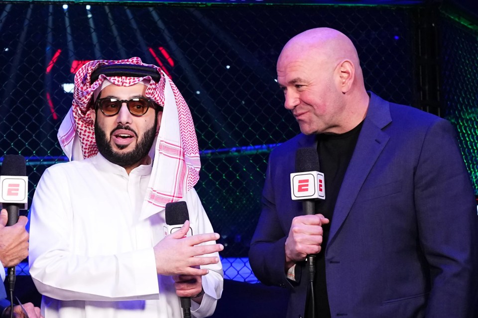 White is entering the boxing world alongside Turki Alalshikh