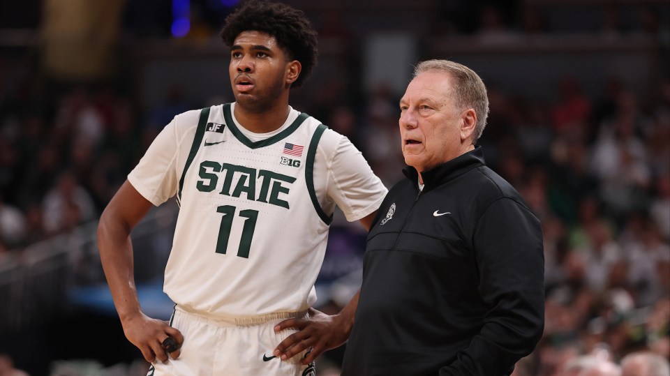 Richardson (L) and head coach Tom Izzo (R) are trying to replicate what Izzo and Richardson's father did together in 2000, and that's win the national championship