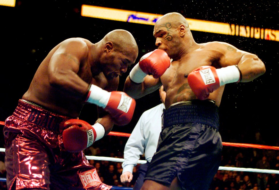 Etienne met Tyson in a huge heavyweight clash that didn't last long