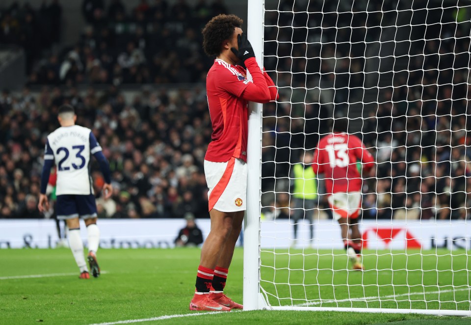 Zirkzee has struggled during his time at Old Trafford with just three goals