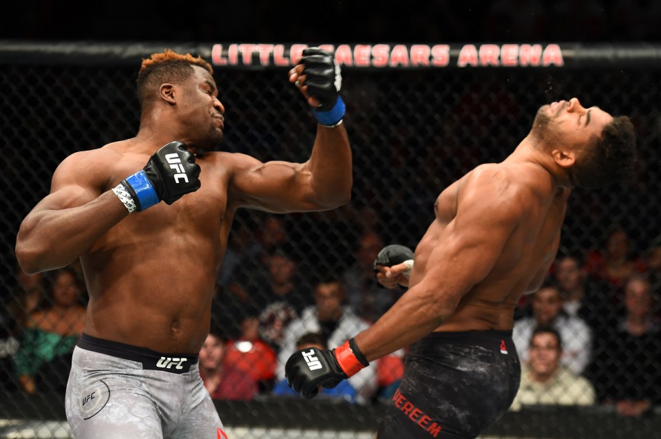 Overeem knows just how hard Ngannou hits