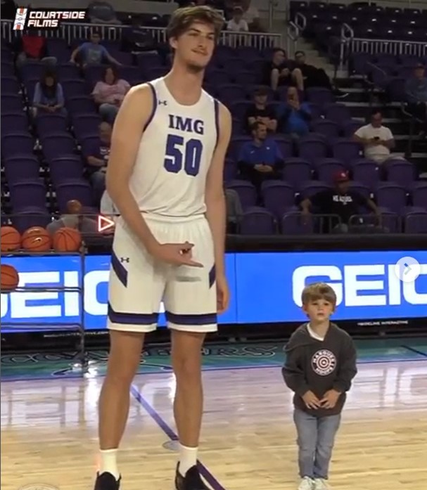 Rioux would be the tallest NBA player ever if he makes it to the league