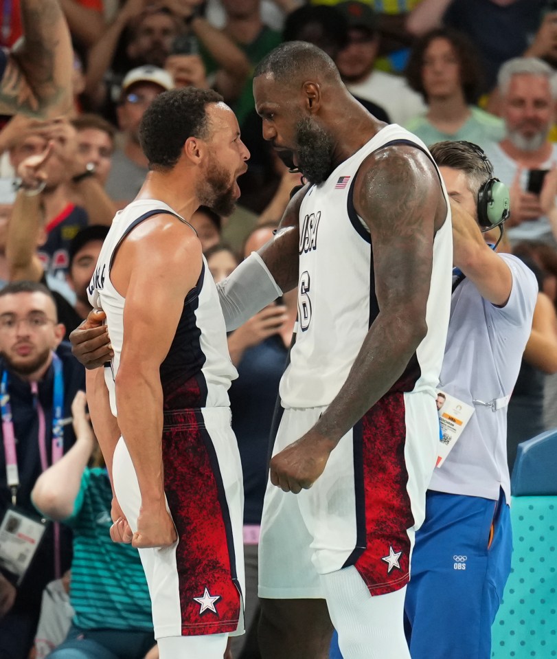LeBron and Curry won Olympic gold together in 2024